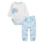 2pcs Baby Girls Boys Clothes Set Long Sleeve Rompers And Pants Roupa Infantil Menina Menino Bebe Newborn Clothing China KF092-blue elephant-9M-JadeMoghul Inc.