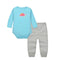 2pcs Baby Girls Boys Clothes Set Long Sleeve Rompers And Pants Roupa Infantil Menina Menino Bebe Newborn Clothing China KF092-pink turtle-9M-JadeMoghul Inc.