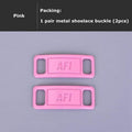 2pcs/pair AF1 Shoelaces buckle Shoelace Buckle Metal Shoelaces Accessories Metal Lace Lock DIY Sneaker Kits Metal Lace Buckle AExp