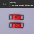 2pcs/pair AF1 Shoelaces buckle Shoelace Buckle Metal Shoelaces Accessories Metal Lace Lock DIY Sneaker Kits Metal Lace Buckle AExp