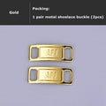 2pcs/pair AF1 Shoelaces buckle Shoelace Buckle Metal Shoelaces Accessories Metal Lace Lock DIY Sneaker Kits Metal Lace Buckle AExp