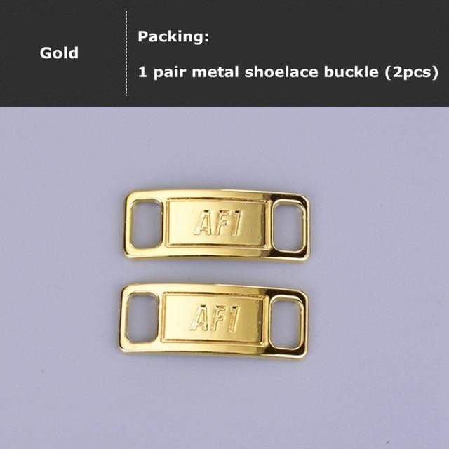 2pcs/pair AF1 Shoelaces buckle Shoelace Buckle Metal Shoelaces Accessories Metal Lace Lock DIY Sneaker Kits Metal Lace Buckle AExp