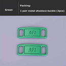 2pcs/pair AF1 Shoelaces buckle Shoelace Buckle Metal Shoelaces Accessories Metal Lace Lock DIY Sneaker Kits Metal Lace Buckle AExp