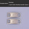 2pcs/pair AF1 Shoelaces buckle Shoelace Buckle Metal Shoelaces Accessories Metal Lace Lock DIY Sneaker Kits Metal Lace Buckle JadeMoghul Inc. 