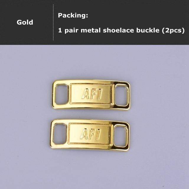 2pcs/pair Shoelace Buckle Metal Shoelaces AF1 Shoelaces buckle Accessories Metal Lace Lock DIY Sneaker Kits Metal Lace Buckle AExp