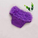 2Pcs Ruffle Cotton Baby Bloomers Newborn Girls Solid Infant Baby Shorts Diaper Cover Summer Style Purple Black White 0-2 year-PS101-13-18 months-JadeMoghul Inc.