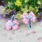2pcs/Set Cute Hair Clips For Girls Glitter Rainbow Felt Fabric Flowers Hairpins Cat Ears Bunny Barrettes Kids Hair Accessories AExp