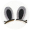 2pcs/Set Cute Hair Clips For Girls Glitter Rainbow Felt Fabric Flowers Hairpins Cat Ears Bunny Barrettes Kids Hair Accessories AExp
