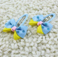 2pcs/Set Cute Hair Clips For Girls Glitter Rainbow Felt Fabric Flowers Hairpins Cat Ears Bunny Barrettes Kids Hair Accessories AExp