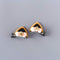 2pcs/Set Cute Hair Clips For Girls Glitter Rainbow Felt Fabric Flowers Hairpins Cat Ears Bunny Barrettes Kids Hair Accessories AExp