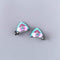 2pcs/Set Cute Hair Clips For Girls Glitter Rainbow Felt Fabric Flowers Hairpins Cat Ears Bunny Barrettes Kids Hair Accessories JadeMoghul Inc. 