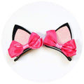 2pcs/Set Cute Hair Clips For Girls Glitter Rainbow Felt Fabric Flowers Hairpins Cat Ears Bunny Barrettes Kids Hair Accessories JadeMoghul Inc. 