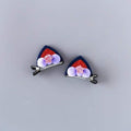 2pcs/Set Cute Hair Clips For Girls Glitter Rainbow Felt Fabric Flowers Hairpins Cat Ears Bunny Barrettes Kids Hair Accessories JadeMoghul Inc. 