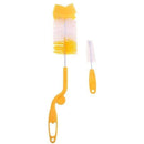 2pcs/set Baby Bottle Brush Nipple Brush 360-degree Rotating Head Cleaning Sponge Cup Brush Kit Color by random-by random 2-JadeMoghul Inc.