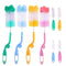2pcs/set Baby Bottle Brush Nipple Brush 360-degree Rotating Head Cleaning Sponge Cup Brush Kit Color by random-by random-JadeMoghul Inc.