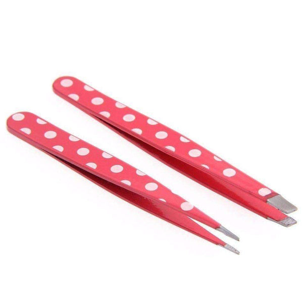 2Pcs/set New Women Lady Stainless Steel Hair Removal Eyebrow Tweezer Beauty Makeup Tools--JadeMoghul Inc.