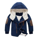 3-11Yrs Baby Boys&Girls Cotton Winter Fashion Jacket&Outwear,Children Korean Cotton-padded Jacket,Boys fur Winter Warm Coat-as picture 1-4T-JadeMoghul Inc.
