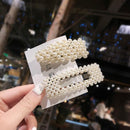 3/4/5pcs/Set Women Girls Elegant Full Pearls Geometric Hair Clips Sweet Hair Ornament Hairpin Barrette Headband Hair Accessories AExp