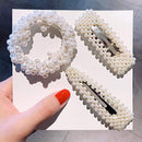3/4/5pcs/Set Women Girls Elegant Full Pearls Geometric Hair Clips Sweet Hair Ornament Hairpin Barrette Headband Hair Accessories JadeMoghul Inc. 