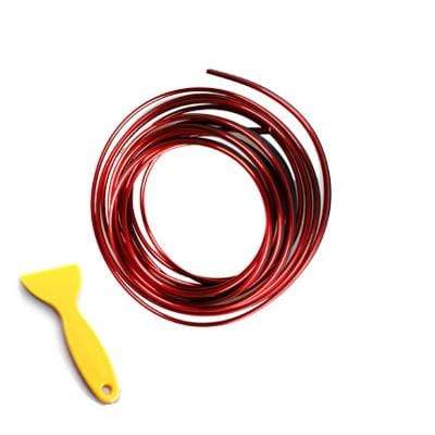 3/5M Car Seal Styling Interior Stickers Decoration Strip Mouldings Car Door Dashboard Air Outlet Steering Strips For Auto JadeMoghul Inc. 