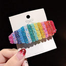 3/5pcs/Set New Girls Cute Rainbow Star Flower Hairpins Children Sweet Hair Clips Barrette Hair Ornament Fashion Hair Accessories AExp
