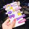 3/5pcs/Set New Girls Cute Rainbow Star Flower Hairpins Children Sweet Hair Clips Barrette Hair Ornament Fashion Hair Accessories AExp