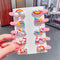 3/5pcs/Set New Girls Cute Rainbow Star Flower Hairpins Children Sweet Hair Clips Barrette Hair Ornament Fashion Hair Accessories AExp