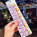 3/5pcs/Set New Girls Cute Rainbow Star Flower Hairpins Children Sweet Hair Clips Barrette Hair Ornament Fashion Hair Accessories AExp