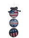 3 Bottle Cap Americana Metal Wall decor-Decorative Objects and Figurines-JadeMoghul Inc.