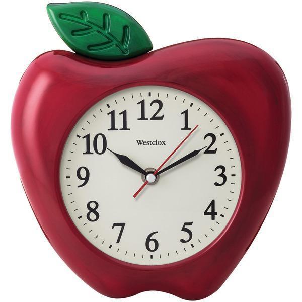 3-Dimensional Apple 10" Wall Clock-Household Equipment & Accessories-JadeMoghul Inc.