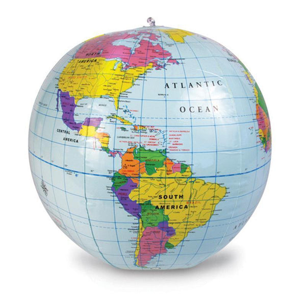 (3 EA) 12 INCH INFLATABLE GLOBE-Learning Materials-JadeMoghul Inc.