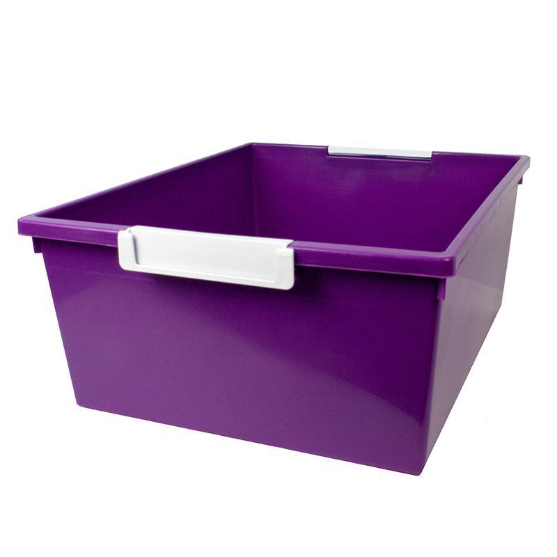 (3 EA) 12QT PURPLE TRAY W LABEL-Arts & Crafts-JadeMoghul Inc.