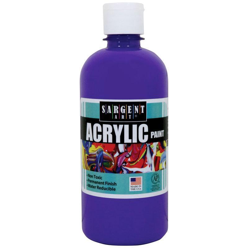 (3 EA) 16OZ ACRYLIC PAINT VIOLET-Arts & Crafts-JadeMoghul Inc.