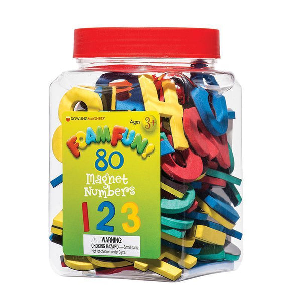 (3 EA) 80 FOAM FUN MAGNET NUMBERS-Learning Materials-JadeMoghul Inc.