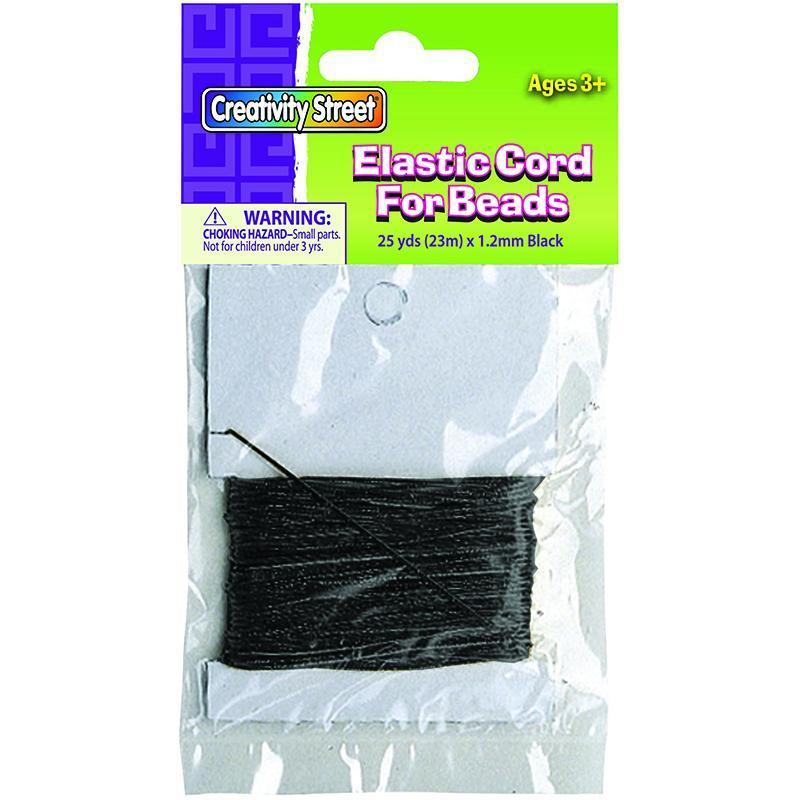 (3 EA) BLACK ELASTIC CORD-Arts & Crafts-JadeMoghul Inc.