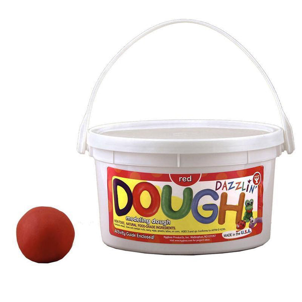 (3 EA) DAZZLIN DOUGH RED 3LB TUB-Arts & Crafts-JadeMoghul Inc.