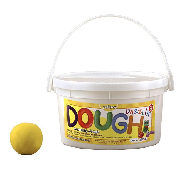 (3 EA) DAZZLIN DOUGH YLW 3LB TUB-Arts & Crafts-JadeMoghul Inc.