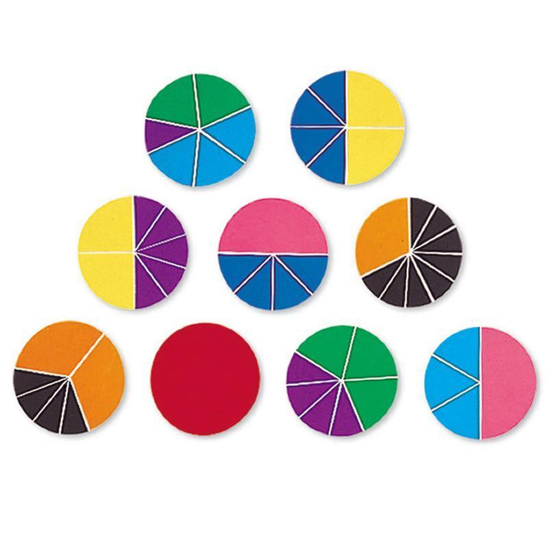 (3 EA) DELX RAINBOW FRACTION CIRCLE-Learning Materials-JadeMoghul Inc.