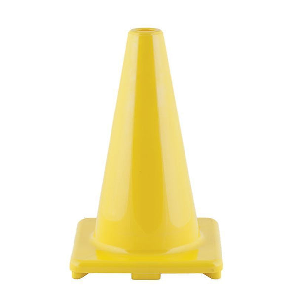 (3 EA) FLEXIBLE VINYL CONE 12IN YLW-Toys & Games-JadeMoghul Inc.