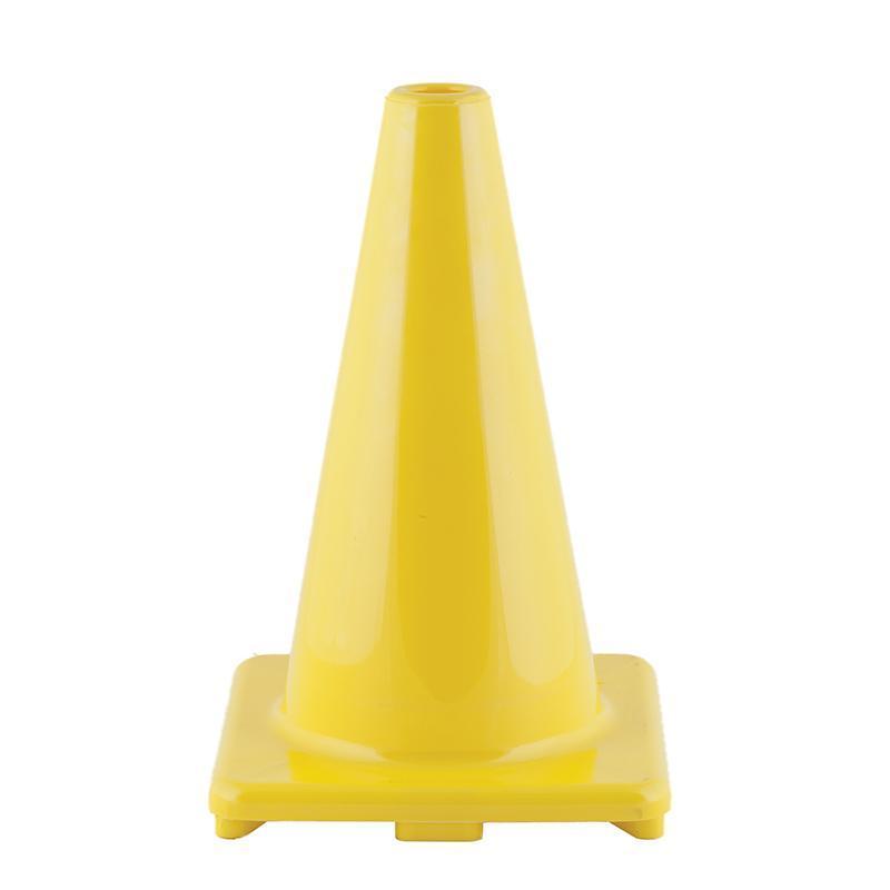 (3 EA) FLEXIBLE VINYL CONE 12IN YLW-Toys & Games-JadeMoghul Inc.