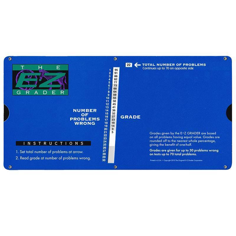 (3 EA) LARGE PRINT E-Z GRADER ROYAL-Learning Materials-JadeMoghul Inc.