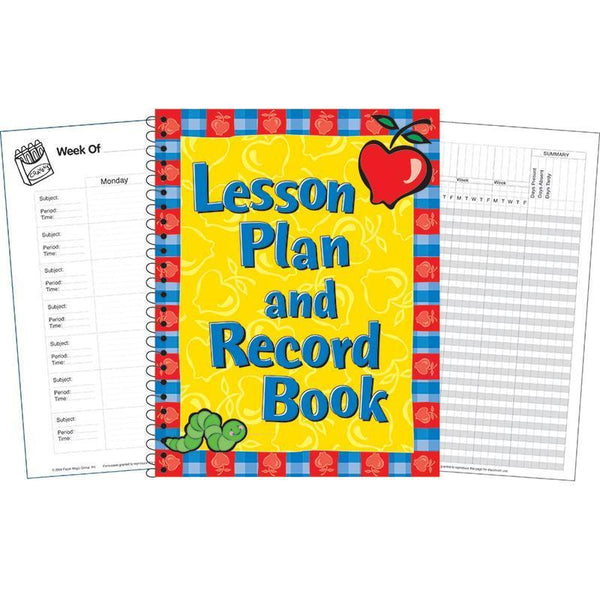 (3 EA) LESSON PLAN AND RECORD BOOK-Learning Materials-JadeMoghul Inc.