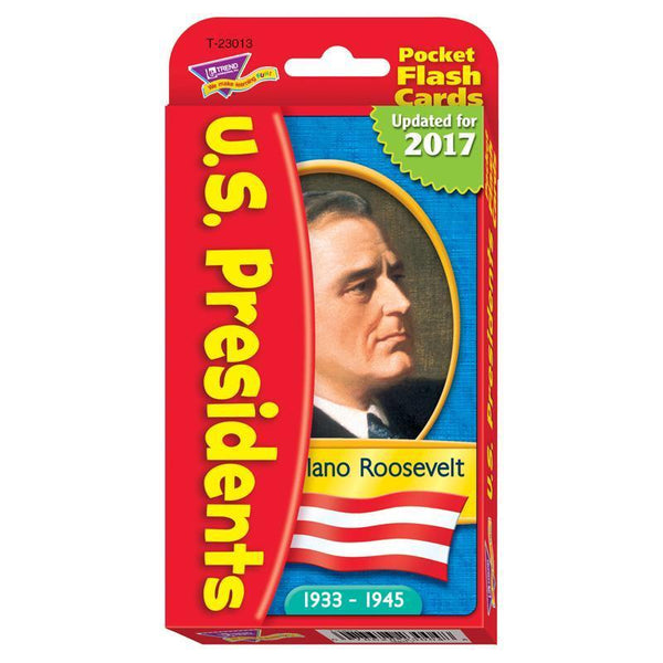 (3 EA) POCKET FLASH CRDS PRESIDENTS-Learning Materials-JadeMoghul Inc.