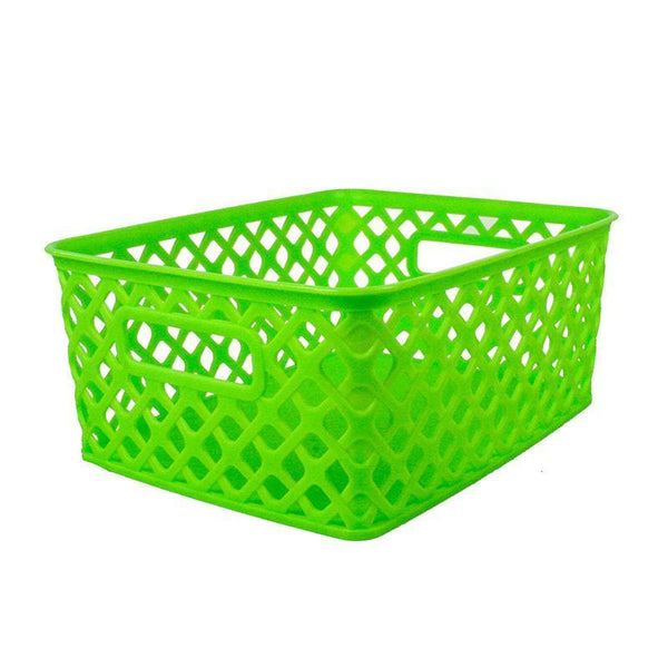 (3 EA) SMALL LIME WOVEN BASKET-Arts & Crafts-JadeMoghul Inc.