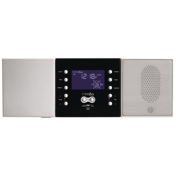 3- or 4-Wire Retrofit Music/Communication System Master Unit (White)-A/V Distribution & Accessories-JadeMoghul Inc.