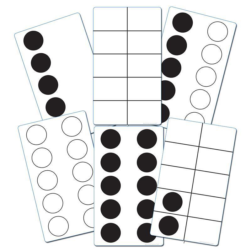 (3 PK) TEN FRAME ACTIVITY CARDS-Learning Materials-JadeMoghul Inc.