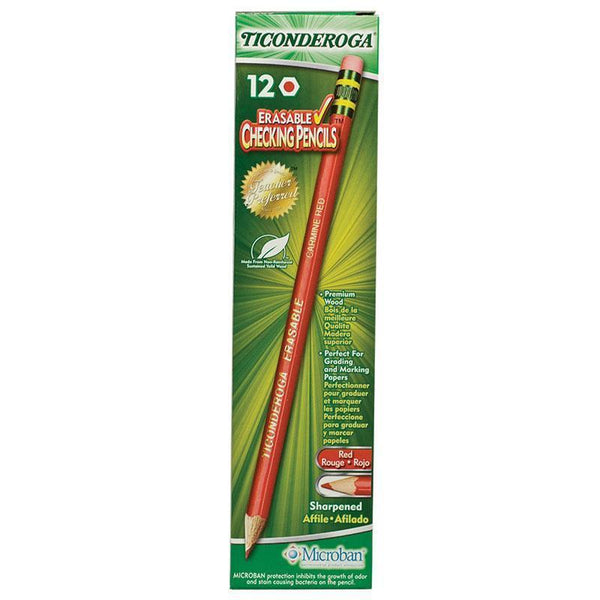 (3 PK) TICONDEROGA ERASABLE COLORED-Arts & Crafts-JadeMoghul Inc.