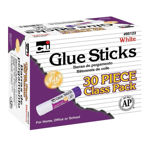 (3 PK) WHITE GLUE STICKS 30 PER PK-Supplies-JadeMoghul Inc.