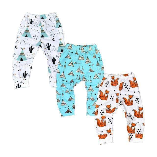 3 PCS Baby Boy Girl Pants Summer Spring Fashion Cotton Infant Legging Newborn Boy Pants Baby Girl Clothing 0-4Y Baby Trousers-Loose Style 9-3M-JadeMoghul Inc.