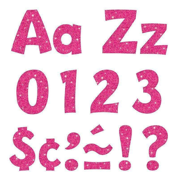 (3 PK) 4IN READY LETTERS HOT PINK-Learning Materials-JadeMoghul Inc.